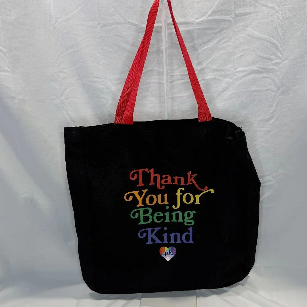 Bundle Pride Black/Red Tote & Rainbow Crochet Crossbody with Fringe, The Sak - Picture 2 of 15